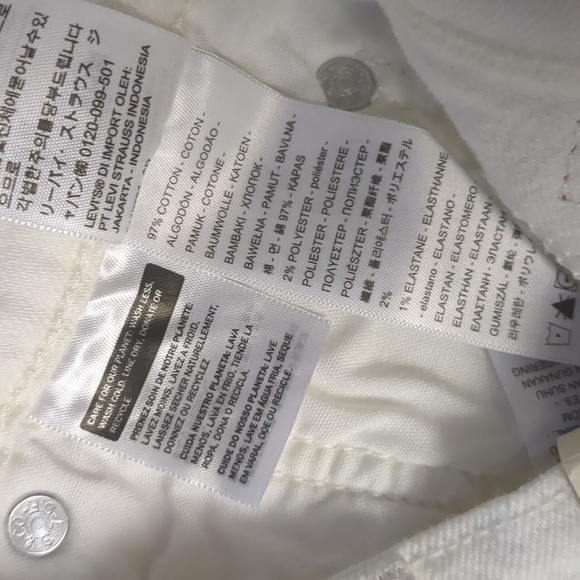 LEVI'S premium ribcage shorts size 25 - Picture 4 of 7